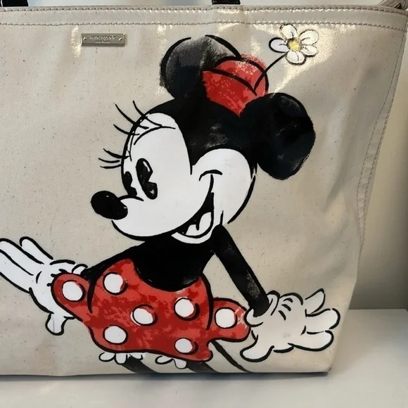 KATE SPADE DISNEY MINNIE MOUSE FRANCIS LARGE TOTE - Picture 3 of 14